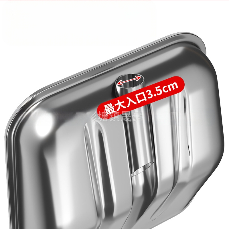 Nerūdijančio plieno sniego šluota su medine rankena, modelis XC