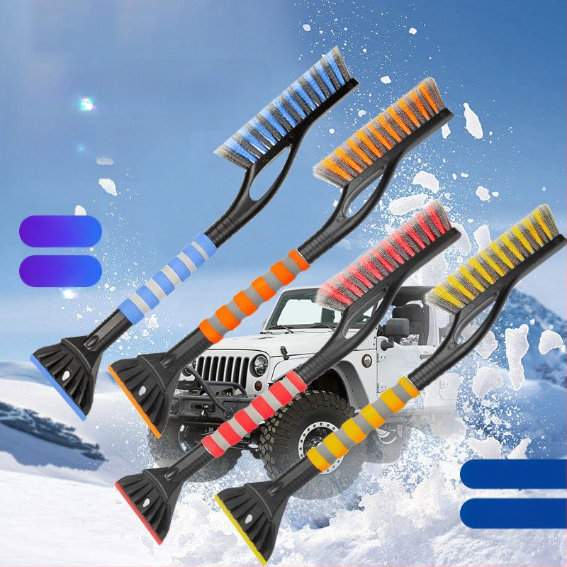 Automašīnas sniega lāpsta, plastmasas, zīmols Stena, daudzfunkcionāls ledus skrāpējs un sniega tīrīšanas rīks