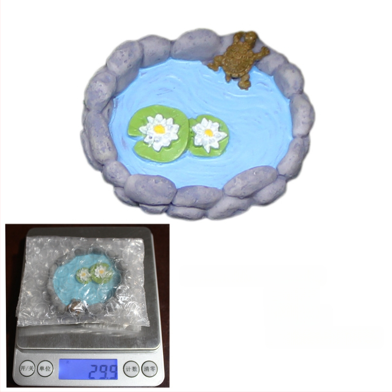 Μίνι τοπίο από ρητίνη για παχύφυτα | μοντέλο: νεκρή φύση, στυλ: ειδυλλιακό, κατασκευή: ρητίνη, μάρκα Yi Bottle