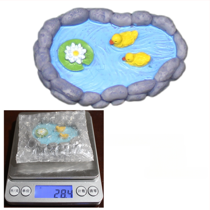 Μίνι τοπίο από ρητίνη για παχύφυτα | μοντέλο: νεκρή φύση, στυλ: ειδυλλιακό, κατασκευή: ρητίνη, μάρκα Yi Bottle