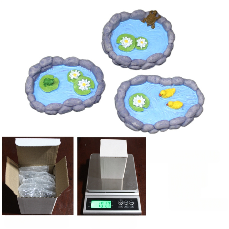 Μίνι τοπίο από ρητίνη για παχύφυτα | μοντέλο: νεκρή φύση, στυλ: ειδυλλιακό, κατασκευή: ρητίνη, μάρκα Yi Bottle