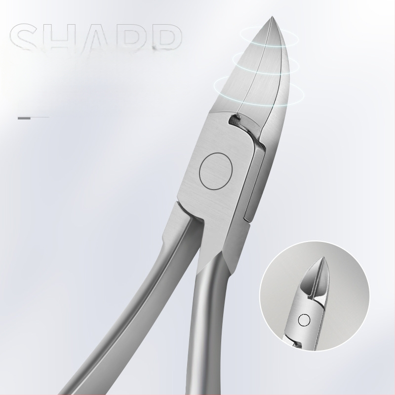 Комплект за маникюр и педикюр от неръждаема стомана – преносим домашен инструмент с клещи за канали на ноктите, многофункционални пинсети, резец за мъртва кожа и дермабразьор