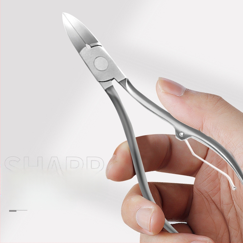 Комплект за маникюр и педикюр от неръждаема стомана – преносим домашен инструмент с клещи за канали на ноктите, многофункционални пинсети, резец за мъртва кожа и дермабразьор