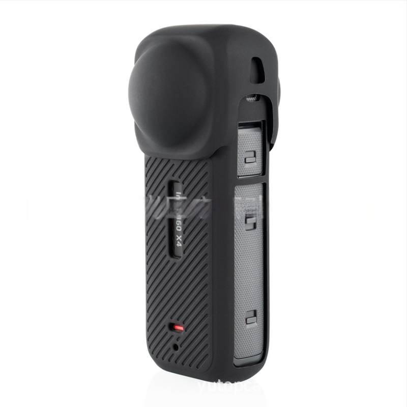 Insta360 X4 silikono objektyvo dangtelis su rėmeliu – objektyvo apsauga, suderinama su Insta360 X4