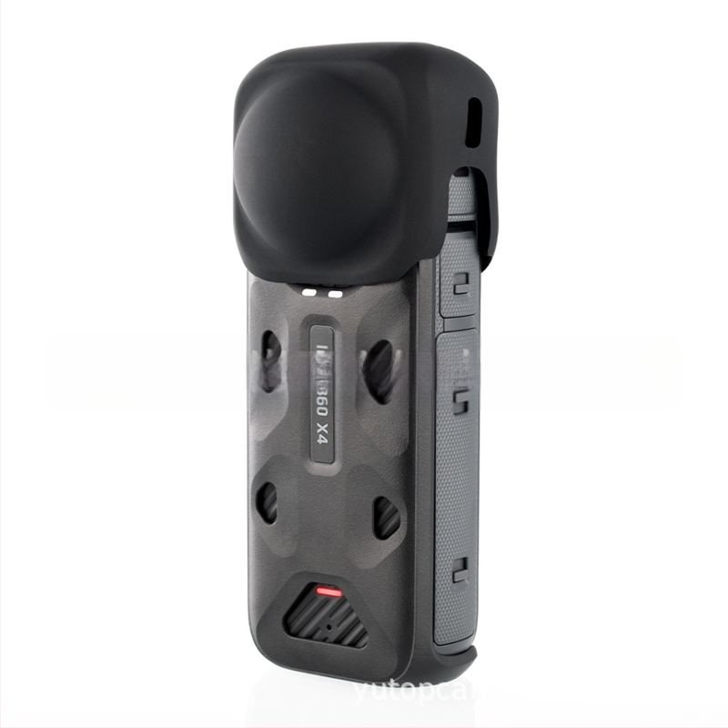 Insta360 X4 silikono objektyvo dangtelis su rėmeliu – objektyvo apsauga, suderinama su Insta360 X4