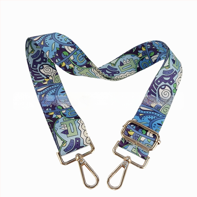 Krepšio peties diržas – reguliuojamas pakeičiamas diržas, Moden, poliesteris, nacionalinis raštas