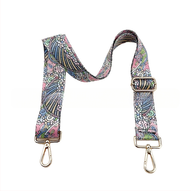 Krepšio peties diržas – reguliuojamas pakeičiamas diržas, Moden, poliesteris, nacionalinis raštas