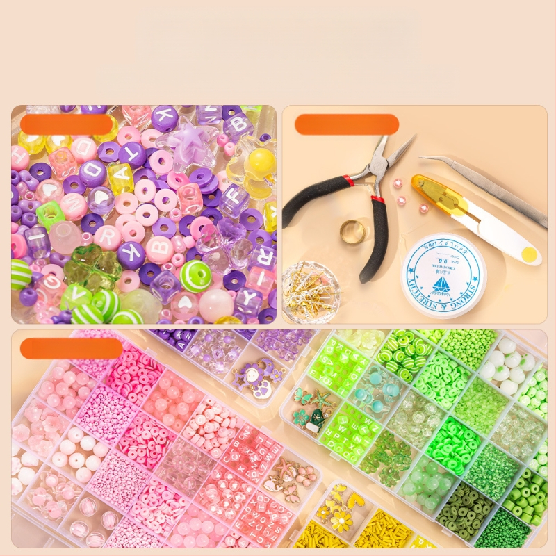 Σετ χαντρών από γυάλινες χάντρες, ηλεκτροπλατιωμένες στρογγυλές χάντρες, ευγενικό μοτίβο