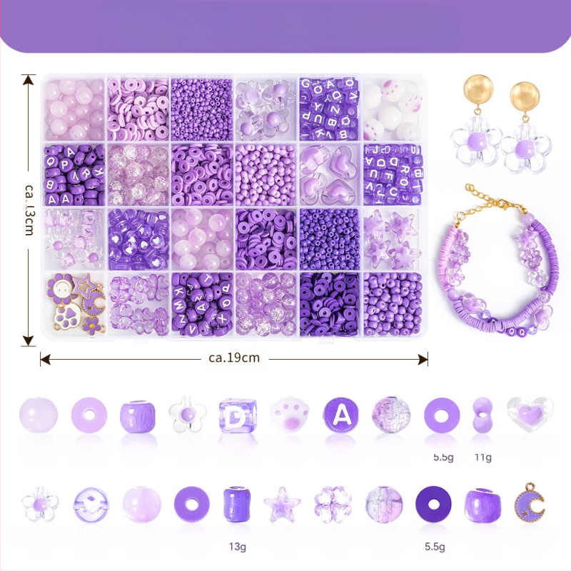 Σετ χαντρών από γυάλινες χάντρες, ηλεκτροπλατιωμένες στρογγυλές χάντρες, ευγενικό μοτίβο