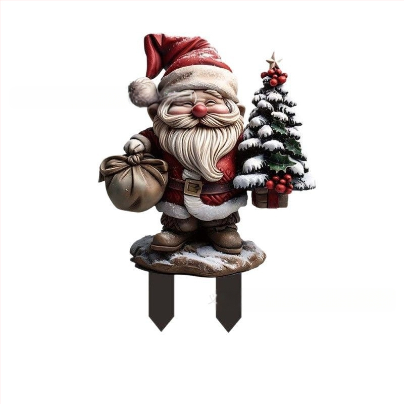 Εξωτερική διακόσμηση κήπου: γλάστρα με σκίουρο, ακρυλικό, εκτύπωση