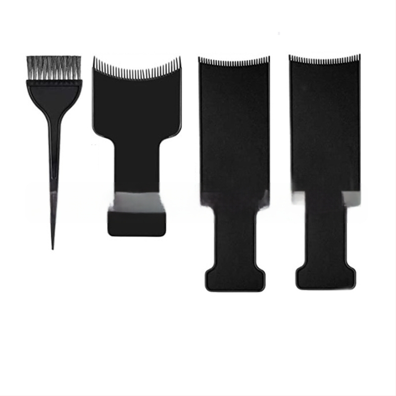 Комплект за боядисване на коса с плоски и разреждащи ножици (30 зъба), дъска за боядисване, четка, ръкавици, ушни протектори и шал; зъби 30, разреждане 25-30, тегло 350 г