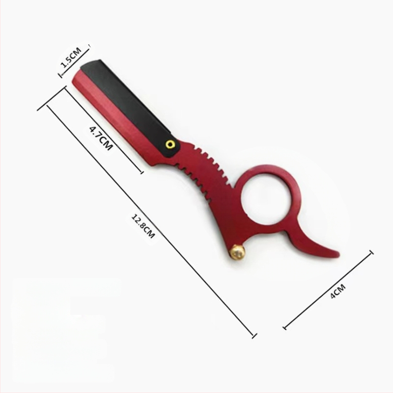 NSP χειροκίνητος ξυριστήρας για κομμωτήρια, ανοξείδωτο ατσάλι, κλασικός σχεδιασμός, λεπίδα 1 τεμάχιο, συσκευασία 240 τεμάχια