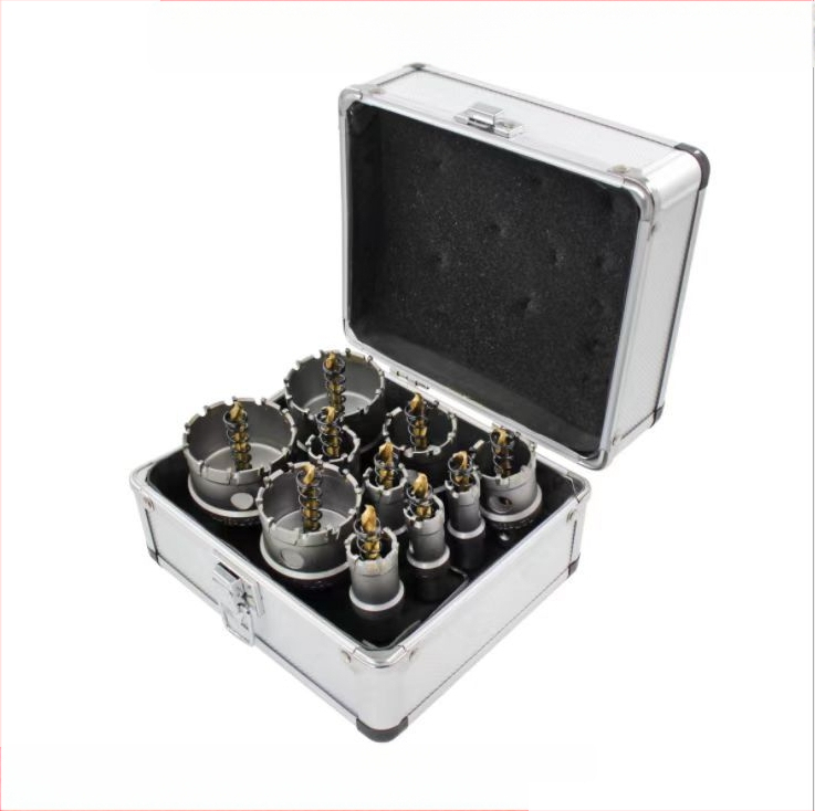 Huiyue бур за разширяване на отвори от неръждаема сплав, за метални и стоманени плочи, разширяване на отвори, съвместим с електрическа бормашина