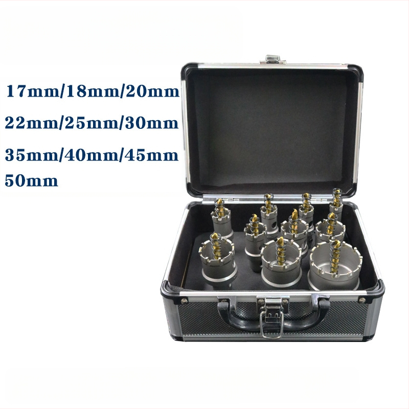 Huiyue бур за разширяване на отвори от неръждаема сплав, за метални и стоманени плочи, разширяване на отвори, съвместим с електрическа бормашина