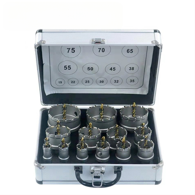 Huiyue бур за разширяване на отвори от неръждаема сплав, за метални и стоманени плочи, разширяване на отвори, съвместим с електрическа бормашина