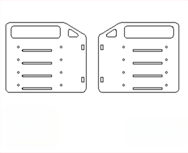 Akrilo stalinis išorinis kietojo disko dėklas su dėklu