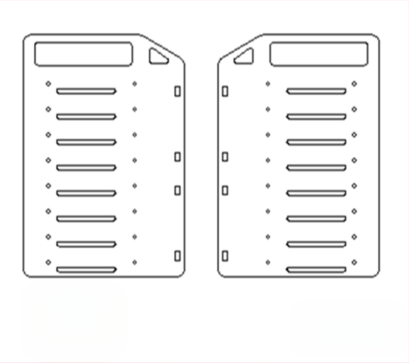 Akrilo stalinis išorinis kietojo disko dėklas su dėklu