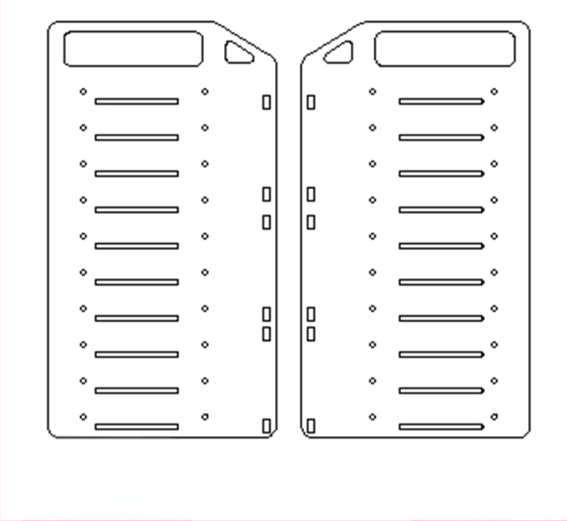 Akrilo stalinis išorinis kietojo disko dėklas su dėklu