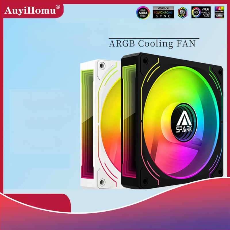 ARGB ανεμιστήρας περιβλήματος με ροή αέρα δύο κατευθύνσεων, 800–1800 στροφές/λεπτό, υδραυλικό ρουλεμάν, PWM ψύξη, έξυπνος έλεγχος θερμοκρασίας