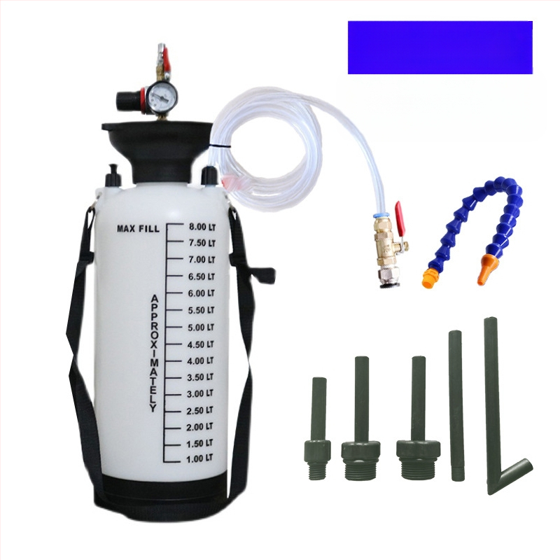 Машина за пълнене на масло за скоростна кутия на автомобили — Quick light, метална конструкция, попълване на масло в автомобил