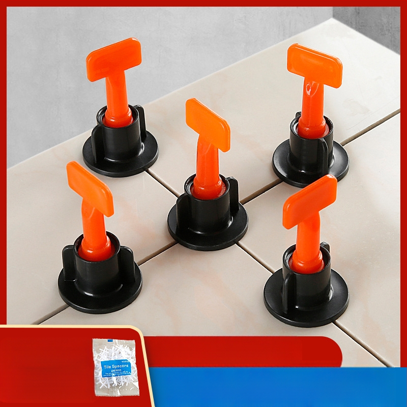 Нивелир за плочки, Т-образен тип, пластмасов клип, помощник за позициониране при полагане на подови и стени — Chuanxing