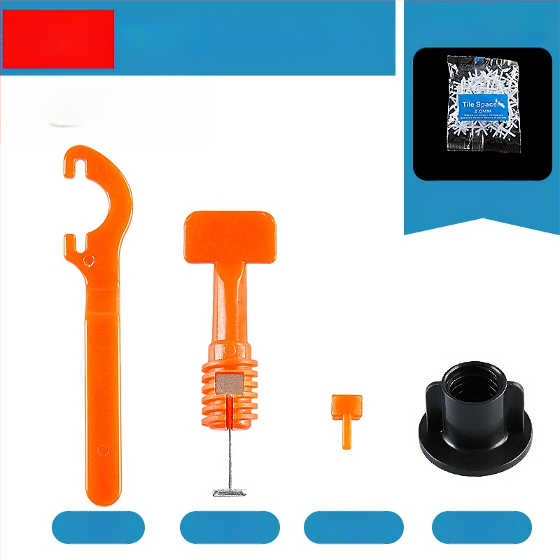 Нивелир за плочки, Т-образен тип, пластмасов клип, помощник за позициониране при полагане на подови и стени — Chuanxing