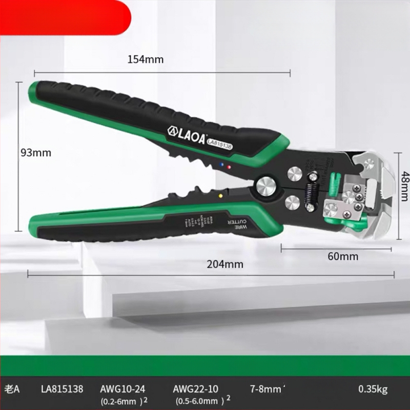 Old A Višenamjenski automatski odvijač za izoliranje žica, alat za električare, model LA815138, težina 0,35 kg
