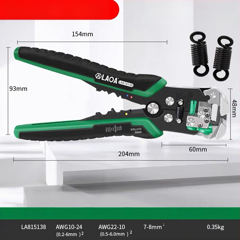 Old A Višenamjenski automatski odvijač za izoliranje žica, alat za električare, model LA815138, težina 0,35 kg