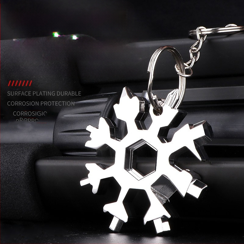 CQ Многофункционален снежинка ключ - преносим ръчен инструмент с шестостенна глава и високовъглеродна стомана