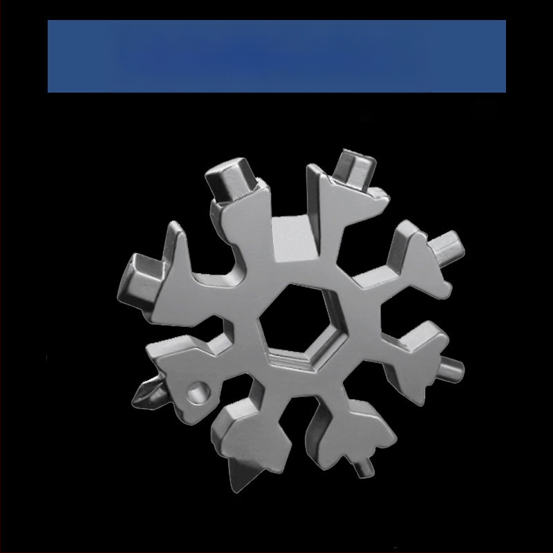 CQ Многофункционален снежинка ключ - преносим ръчен инструмент с шестостенна глава и високовъглеродна стомана