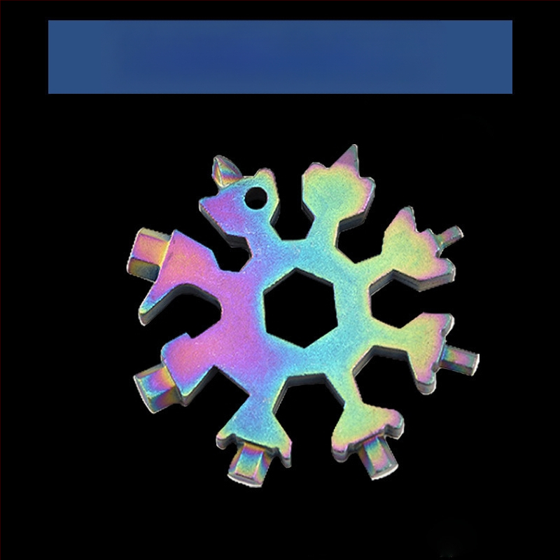 CQ Многофункционален снежинка ключ - преносим ръчен инструмент с шестостенна глава и високовъглеродна стомана