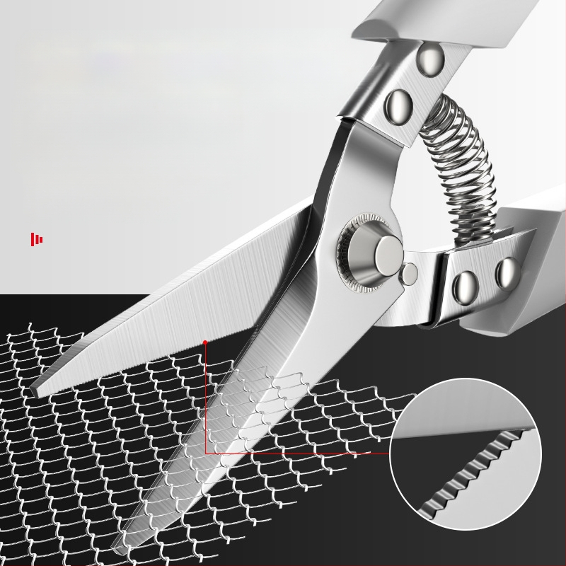 Pramoninės metalinės žirklės – daugiapraktiškos aviacinės žirklės plieninėms lakštams, Oudisi