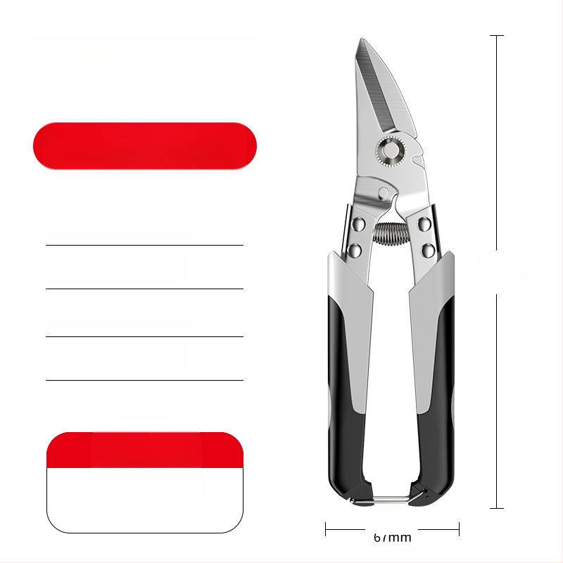 Pramoninės metalinės žirklės – daugiapraktiškos aviacinės žirklės plieninėms lakštams, Oudisi