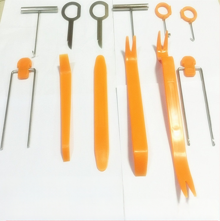 12 части комплект за автомобилно аудио инструменти за демонтаж и монтаж на говорители (Марка BC; Материал: пластмаса)