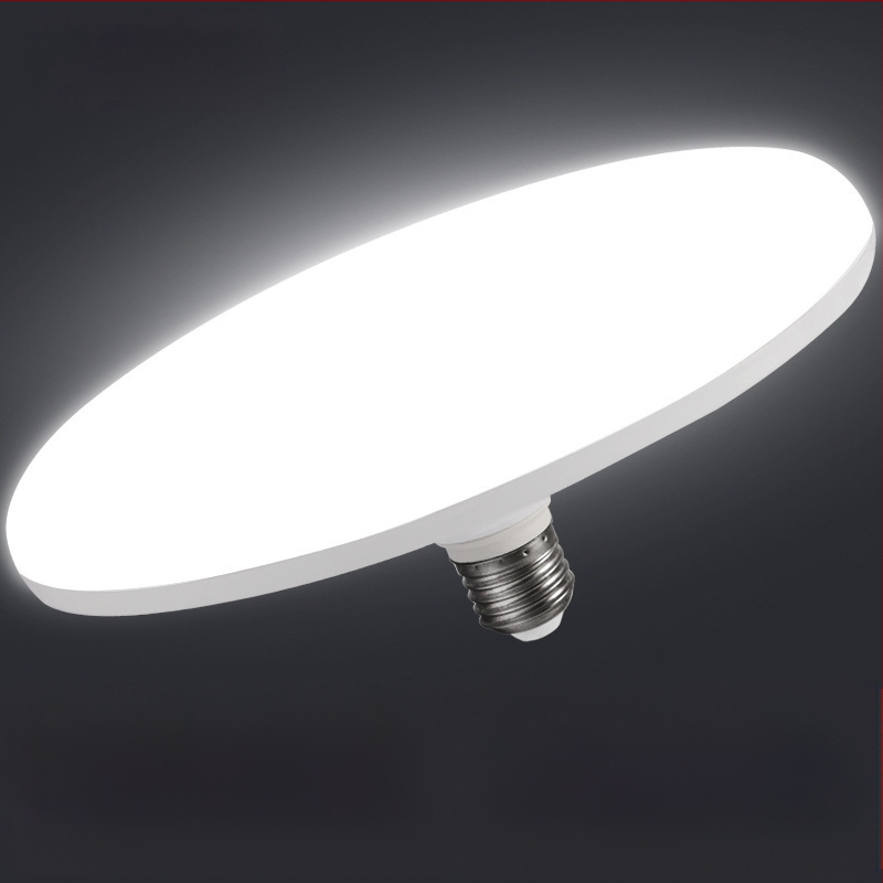 Λαμπτήρας LED σε σχήμα ιπτάμενου δίσκου με βάση E27, 80W, 220V, αλουμινένιο περίβλημα