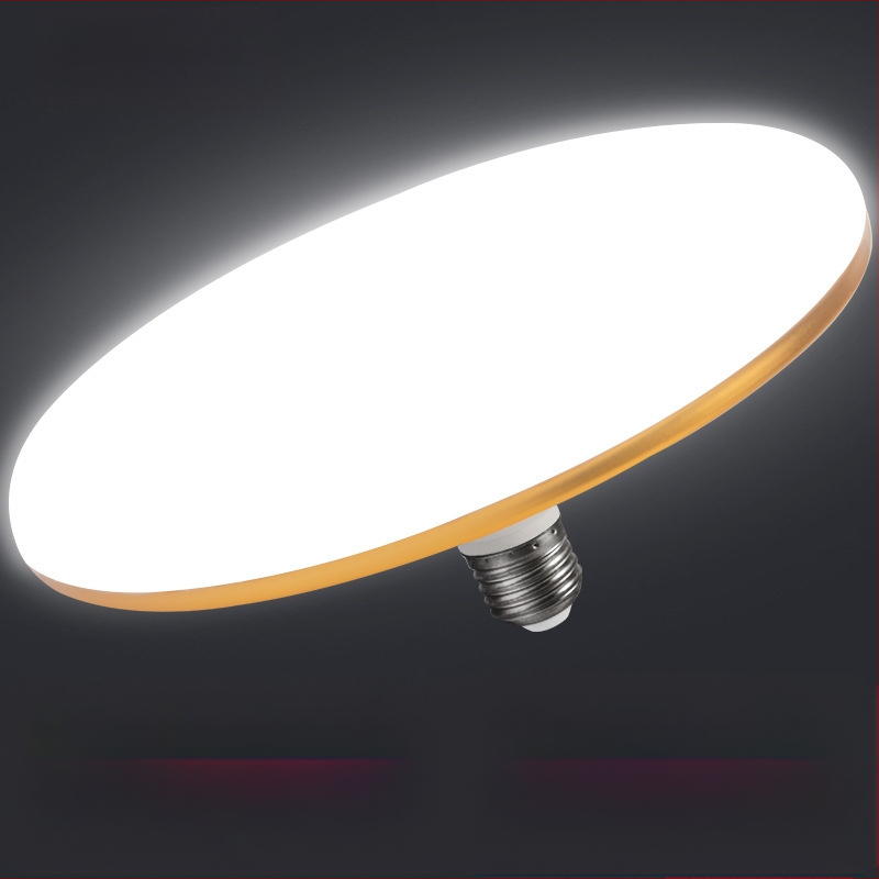 Λαμπτήρας LED σε σχήμα ιπτάμενου δίσκου με βάση E27, 80W, 220V, αλουμινένιο περίβλημα