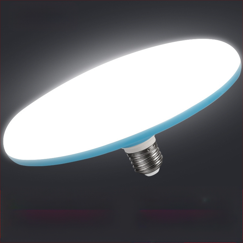 Λαμπτήρας LED σε σχήμα ιπτάμενου δίσκου με βάση E27, 80W, 220V, αλουμινένιο περίβλημα
