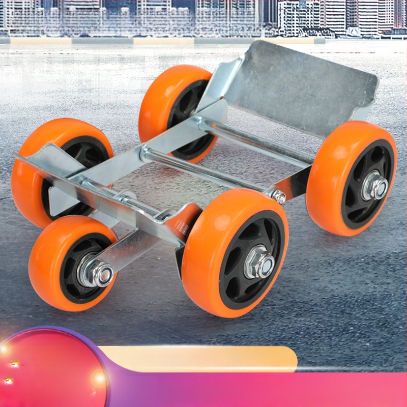 Електрически триколесен усилвател: високовъглеродна стомана, сгъваеми износоустойчиви колела, 360° завъртане, преносим дизайн