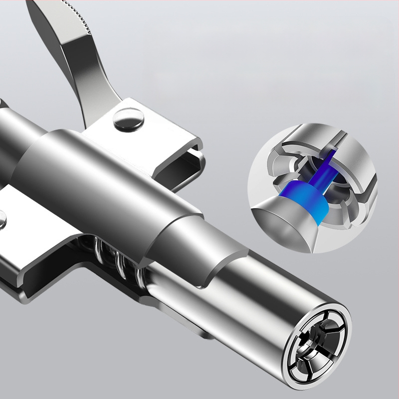 Ръчна помпа за мазнини с заключваща глава на дюза, двойна дръжка, високо налягане, модел 54975