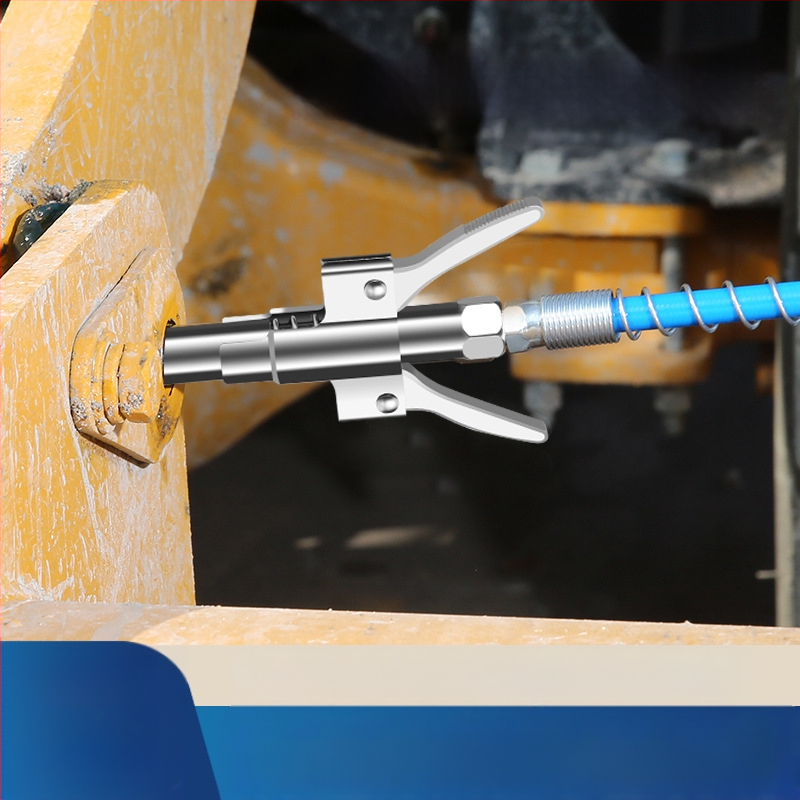 Ръчна помпа за мазнини с заключваща глава на дюза, двойна дръжка, високо налягане, модел 54975