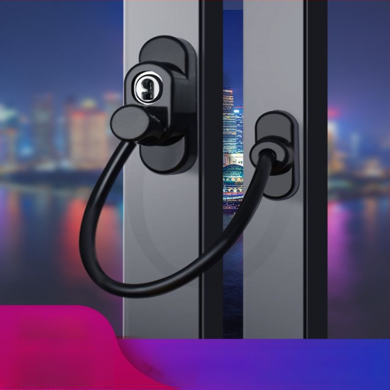 Κλειδαριά ασφαλείας παραθύρου για παιδιά, μοντέλο 812, από κράμα αλουμινίου, περιοριστής ασφαλείας για συρόμενο παράθυρο