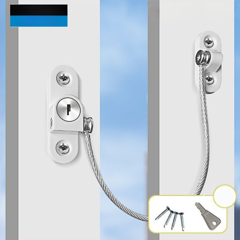 Κλειδαριά ασφαλείας παραθύρου για παιδιά, μοντέλο 812, από κράμα αλουμινίου, περιοριστής ασφαλείας για συρόμενο παράθυρο