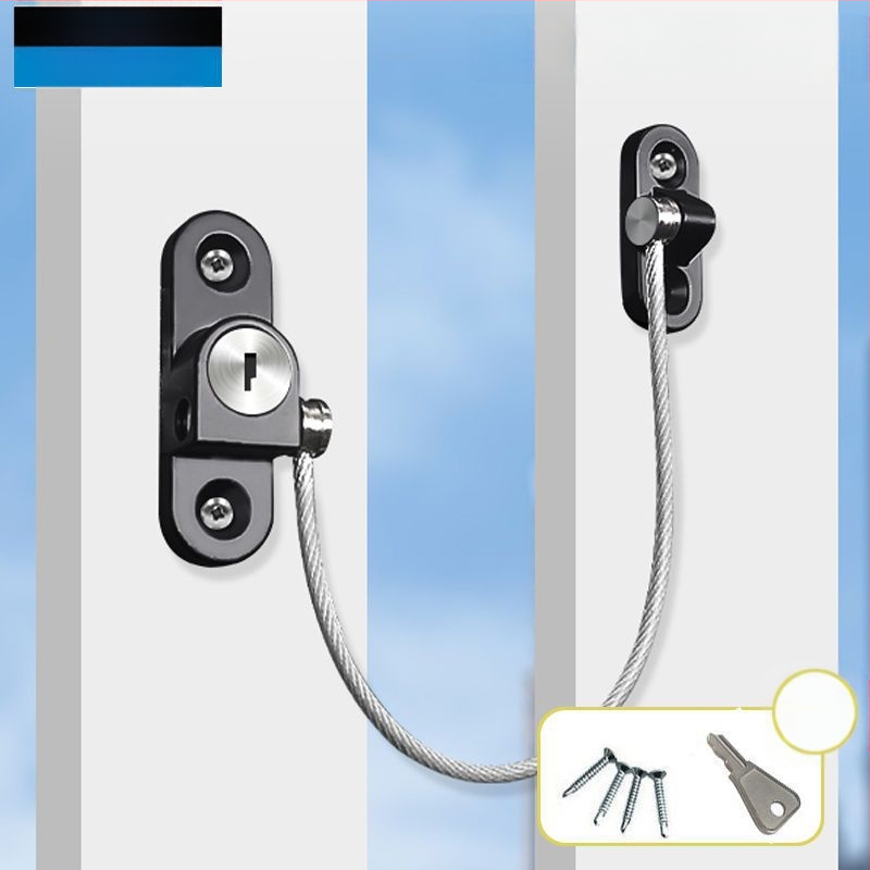 Κλειδαριά ασφαλείας παραθύρου για παιδιά, μοντέλο 812, από κράμα αλουμινίου, περιοριστής ασφαλείας για συρόμενο παράθυρο