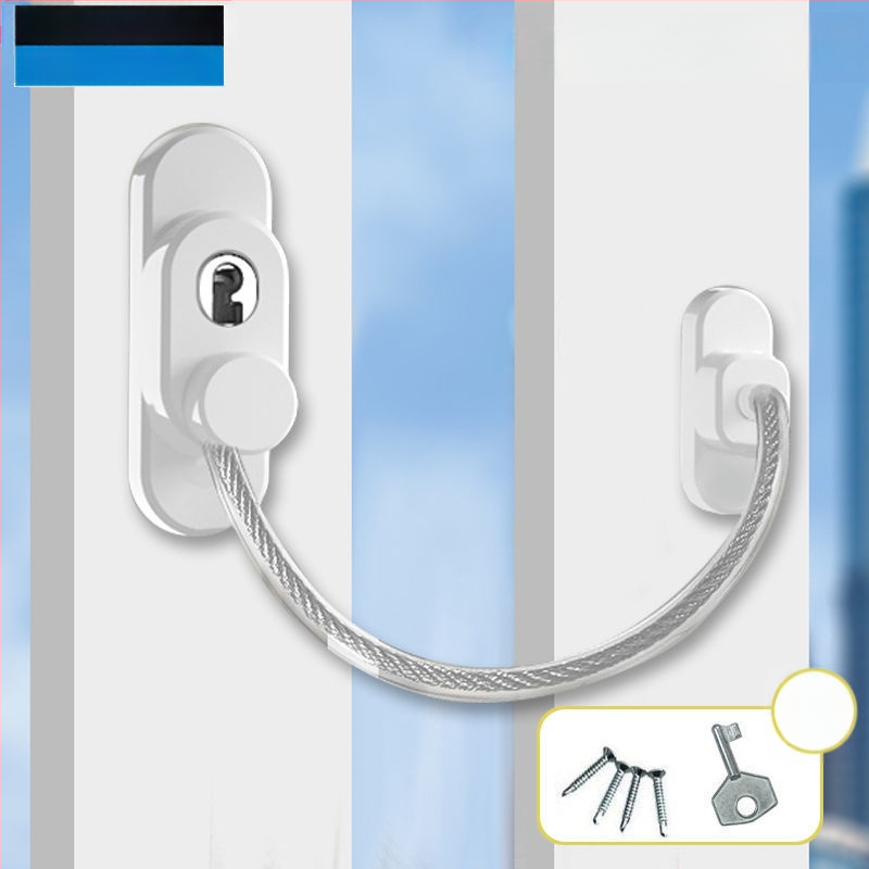 Κλειδαριά ασφαλείας παραθύρου για παιδιά, μοντέλο 812, από κράμα αλουμινίου, περιοριστής ασφαλείας για συρόμενο παράθυρο