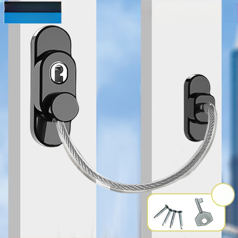 Κλειδαριά ασφαλείας παραθύρου για παιδιά, μοντέλο 812, από κράμα αλουμινίου, περιοριστής ασφαλείας για συρόμενο παράθυρο