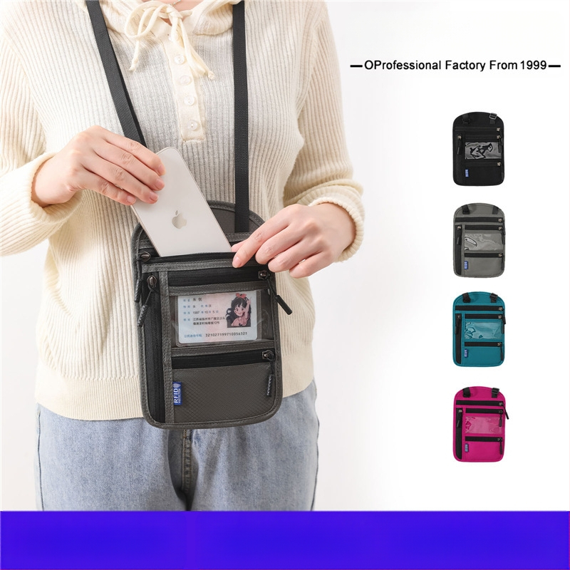 RFID paso laikiklis, nailonas, atsparus vandeniui, saugojimui, miesto paprastumas