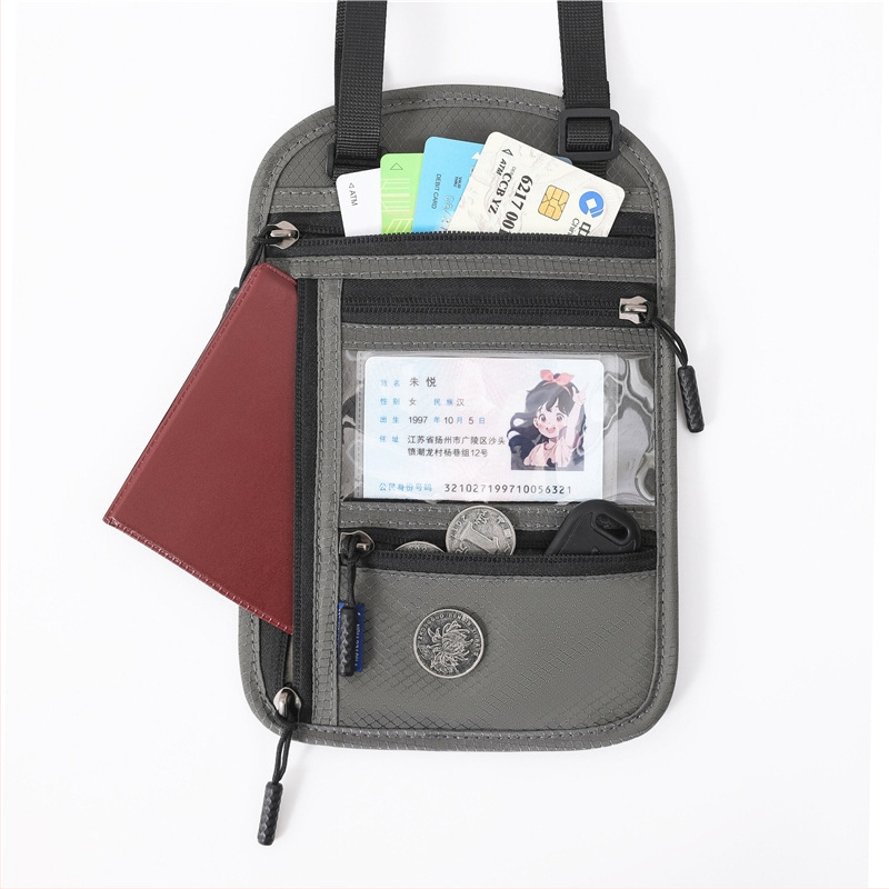 RFID paso laikiklis, nailonas, atsparus vandeniui, saugojimui, miesto paprastumas