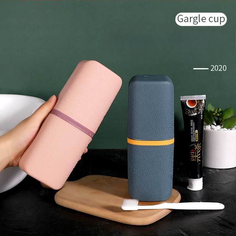 Kelioninis plastikinis dantų šepetėlių laikiklis, skirtas elektrinei dantų šepetėlei, su logotipo spausdinimu ir personalizavimo galimybėmis