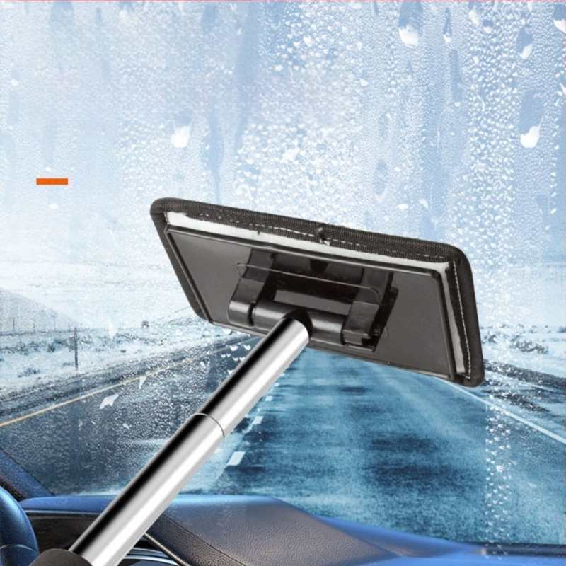 RUIDA nerūsējošā tērauda auto tīrīšanas rīks, daudzfunkcionāls vienpusējs tīrītājs priekš vējstikla un atpakaļskata spoguļa, manuāls