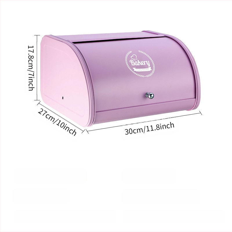 KAMSTRONG Κουτί για Ψωμί από Ραφινοποιημένο Σίδηρο — Αποθήκευση Κουζίνας, Χωρίς Λογότυπο, Χωρίς Παραμετροποίηση